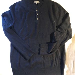 Bonobos Navy Cashmere Sweater